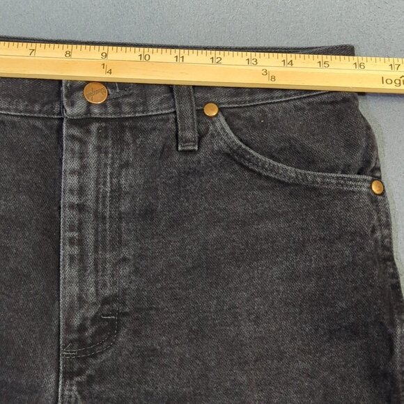 Wrangler Jeans Men's 32x30 Fits 32x28 Black 936 WBK Cowboy Cut Slim Fit - Picture 7 of 11